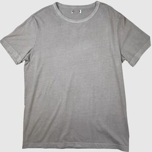 Rowan Shirt Mens XL Tan Crew Neck Cotton Tee Short Sleeve Made USA Casual